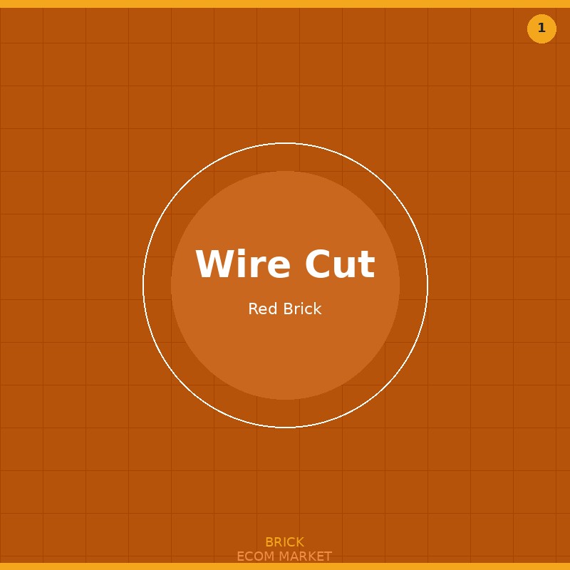 Wire Cut Red Brick