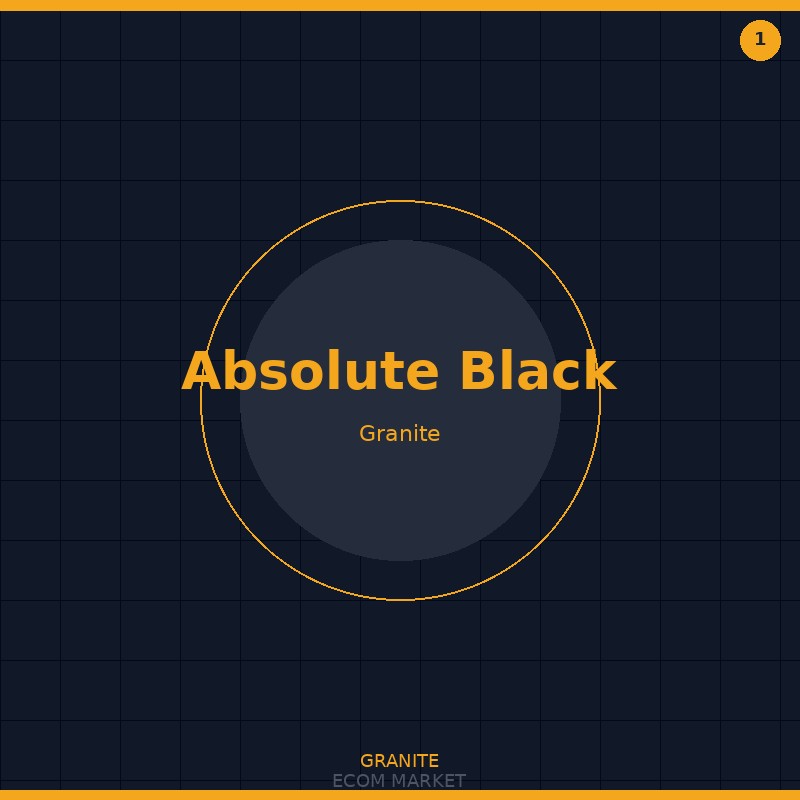 Absolute Black Granite Tile 60×60cm
