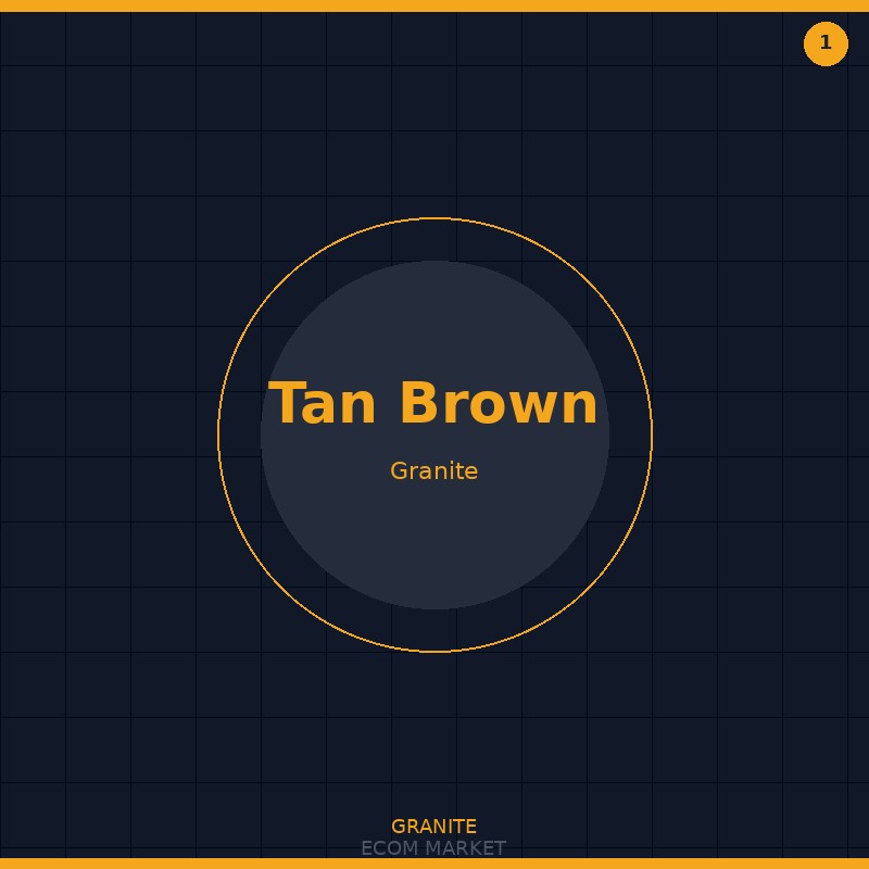 Tan Brown Granite Slab — South India