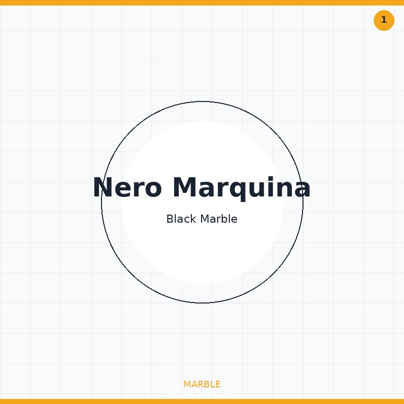 Nero Marquina Black Italian Marble